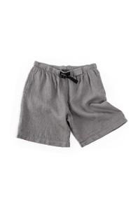 Grid Linen Shorts