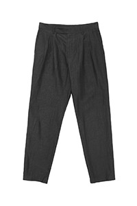 Injected Linen Pleated Pants