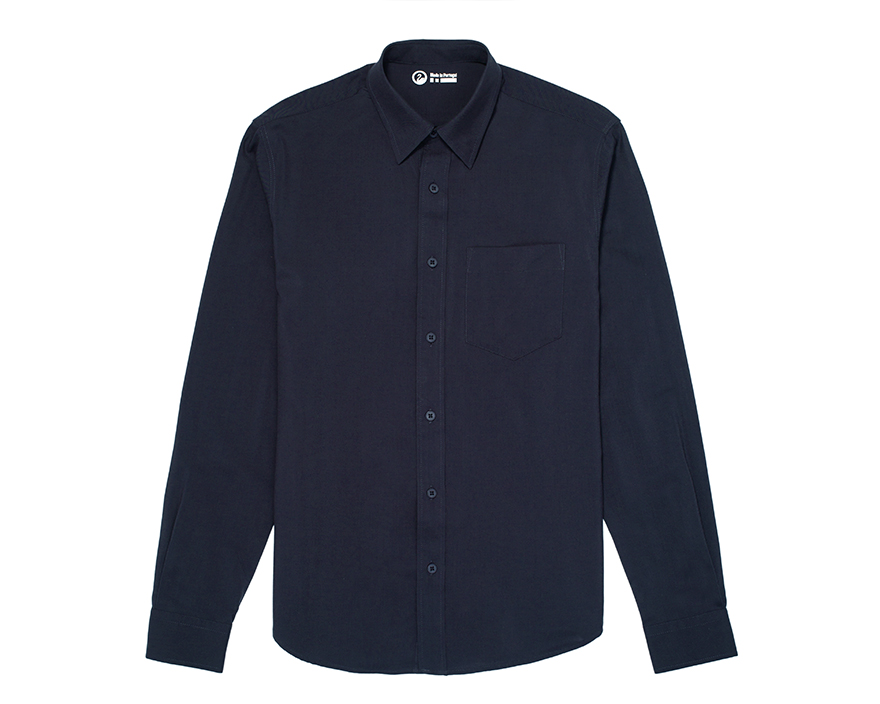 Outlier - AMB Button Up (Flat, Rich Navy)
