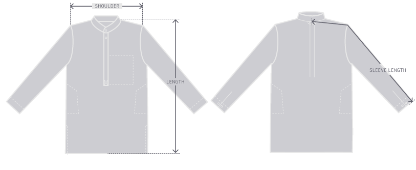 Garment Measurement Illustration