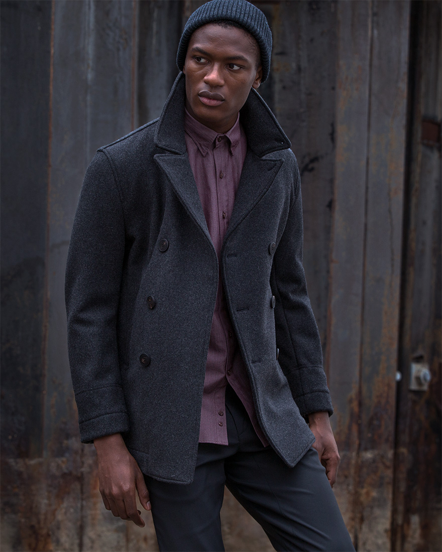 Outlier - Liberated Wool Peacoat