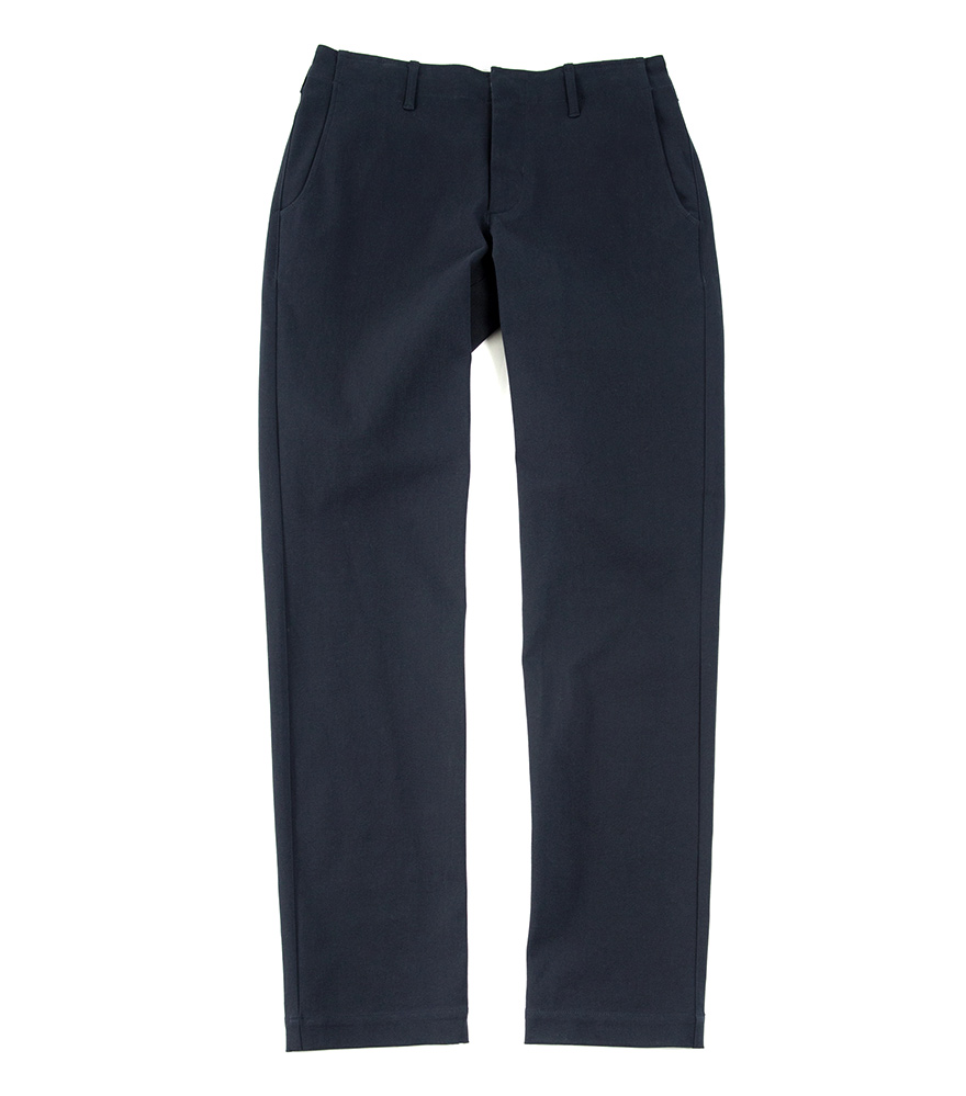 Outlier - 60/30 Chino (flat, Black Navy front)