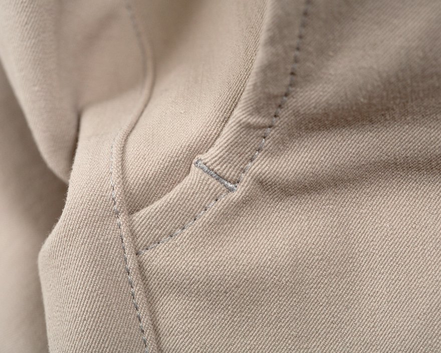 Outlier - Off-Shade 60/30 Chino (Detail, Pocket)