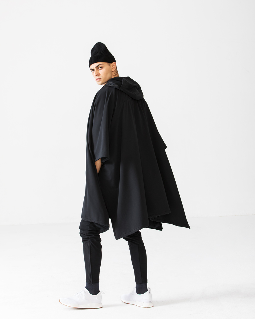 Outlier - Experiment 046 - Alphacharge Poncho (story, black full back)
