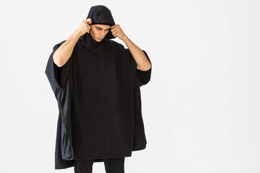 Outlier - Experiment 046 - Alphacharge Poncho (story, hood adjust)