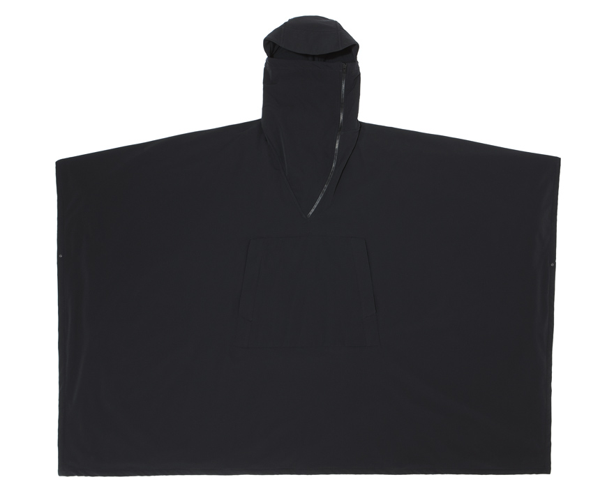 Outlier - Experiment 046 - Alphacharge Poncho (flat, black)