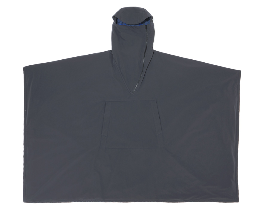 Outlier - Experiment 046 - Alphacharge Poncho (flat, charcoal)