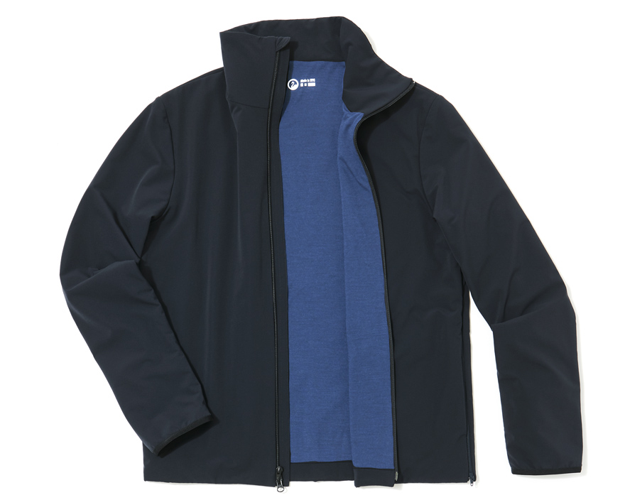Outlier - Alphacharge Track Jacket (flat, blackmarine)