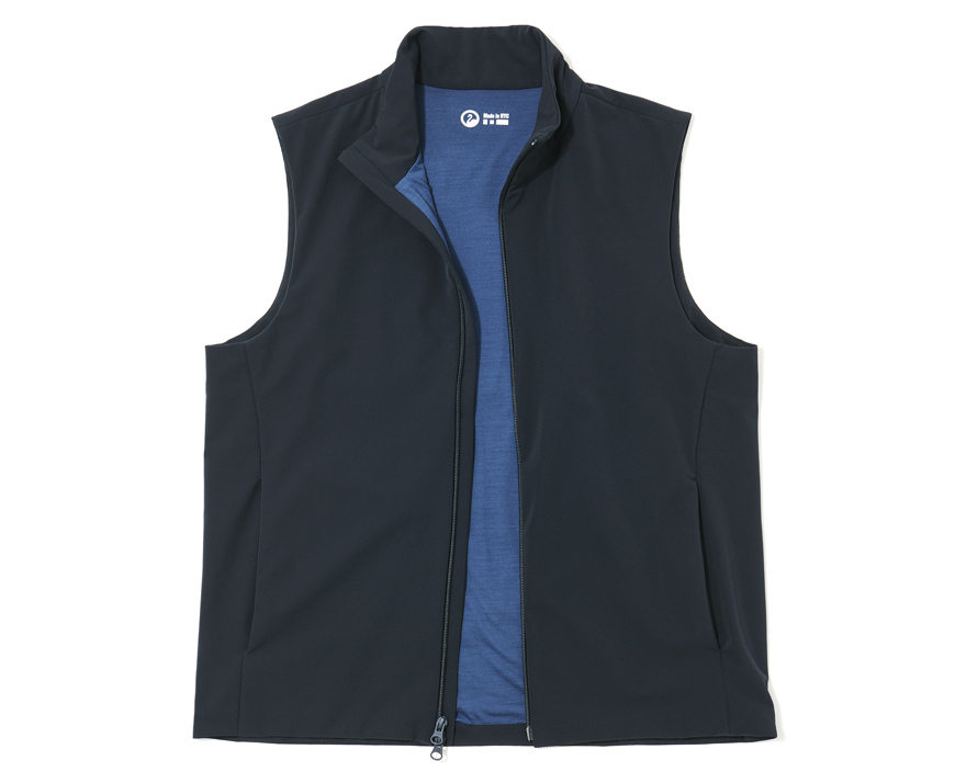 Outlier - Alphacharge Vest (flat, blackmarine open)