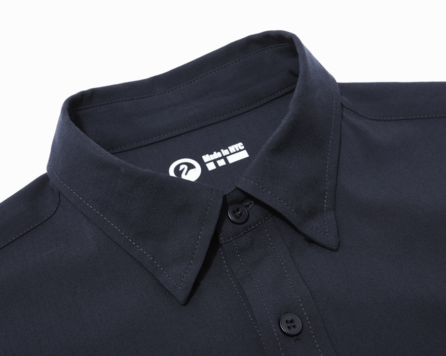Outlier - Experiment 032 - Albini Merino Broadcloth Button Up