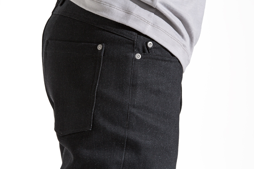 Outlier - Experiment 008 - Armalith Denim (back pocket, story)