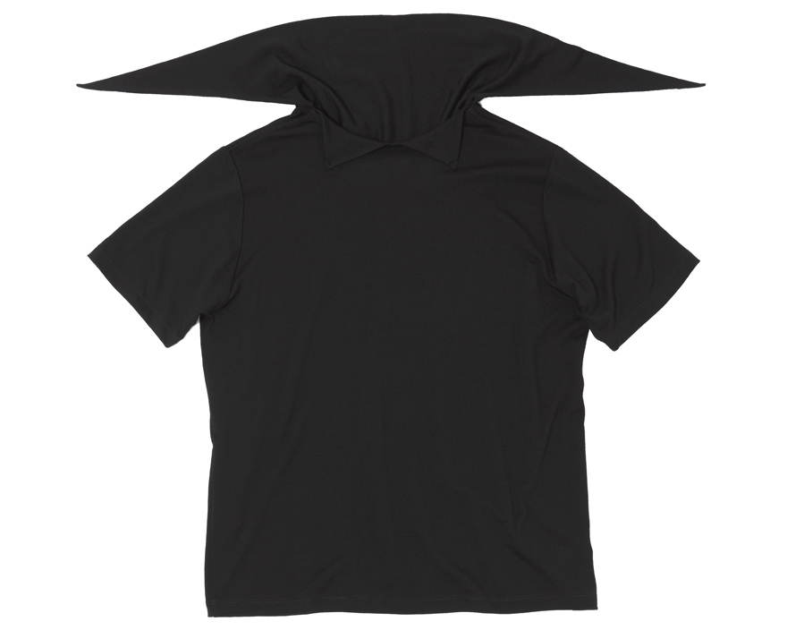Outlier - Bandana Neck Merino T-Shirt (flat, back)