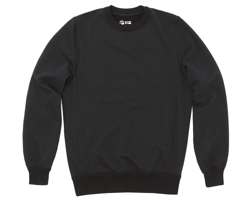 Outlier - Merino Co/weight Crewneck Sweatshirt (flat, black)