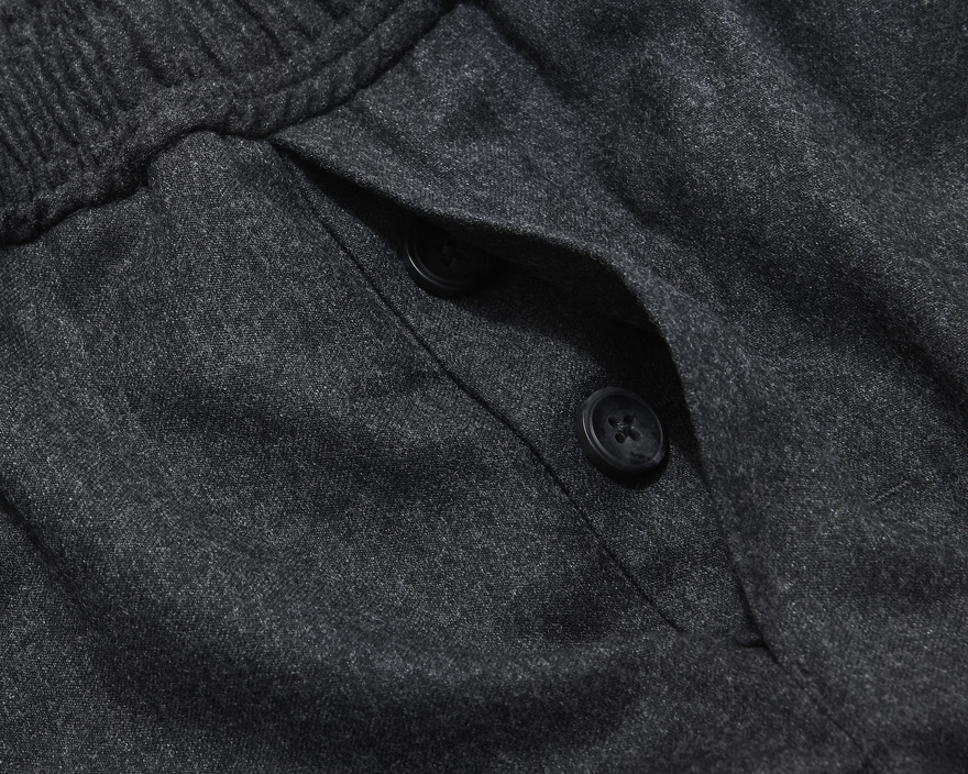 Outlier - Experiment 056 - Daydream Wool House Shorts (flat, button fly)
