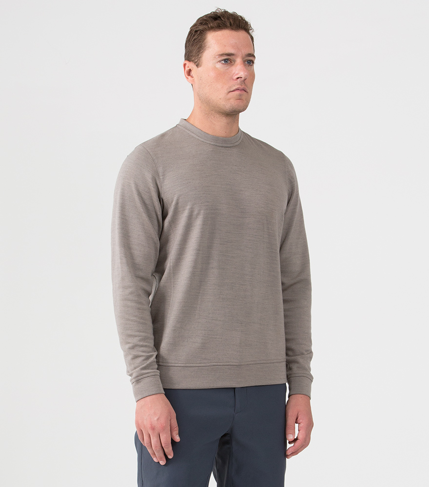 Outlier - Doublefine Merino Pullover (fit, front)