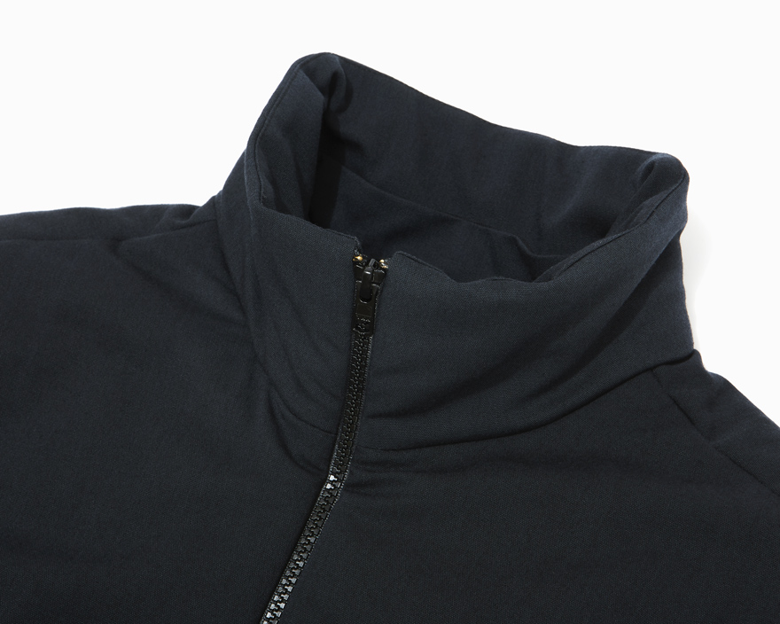 Outlier - Experiment 045 - Doublewool Hooded Vest (collar detail)