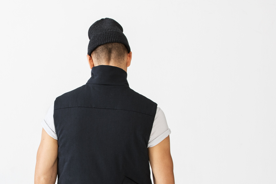 Outlier - Experiment 045 - Doublewool Hooded Vest (401)