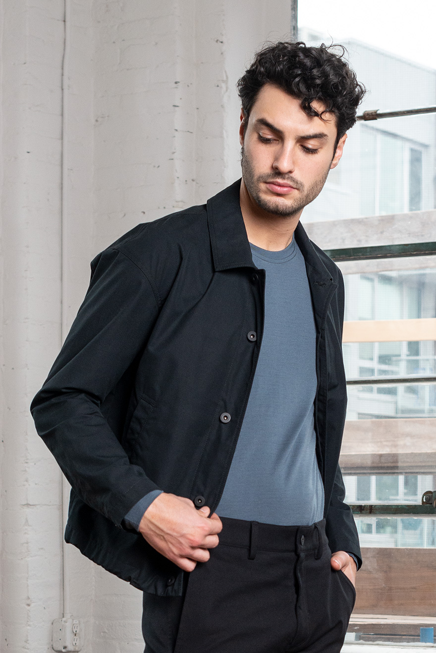 Outlier - Experiment 150 - Supermarine Clean Jacket (Fit, Side)