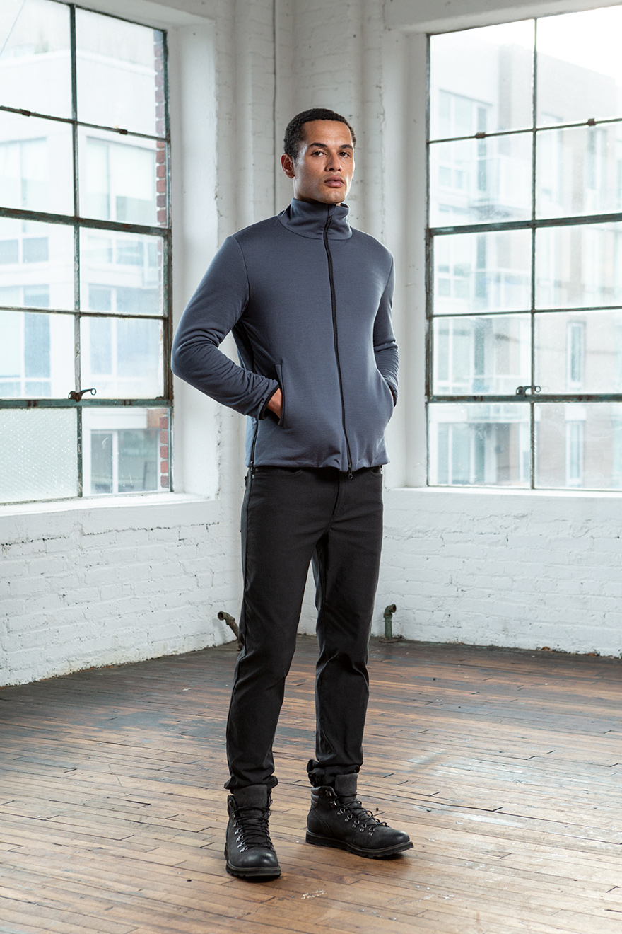 Outlier - Experiment 193 - Gostwyck Alphacore Zip Front (story, full look)