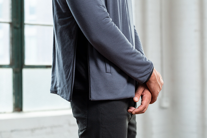 Outlier - Experiment 193 - Gostwyck Alphacore Zip Front (fit, back of collar)