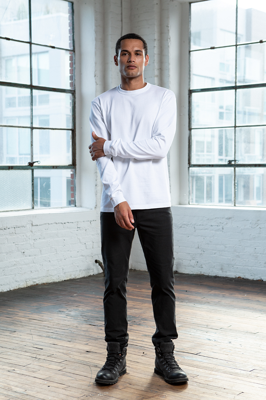 Outlier - Experiment 202 - Fu/Cotton Long Sleeve (Fit, Full Look)