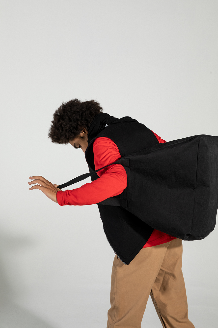 Outlier - Experiment 203 - Paper Nylon Transformative Bag (Story, Backpack)