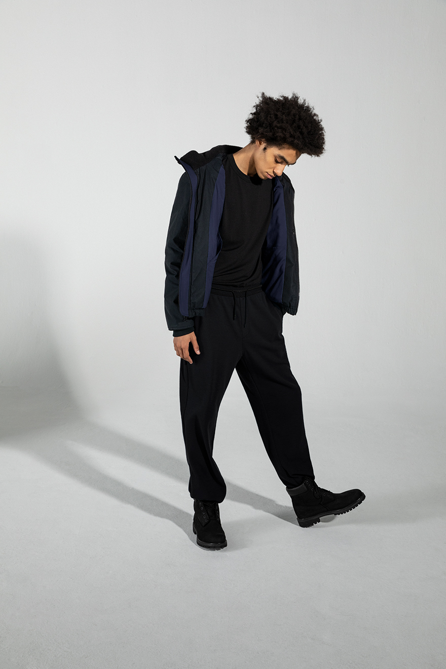 Outlier - Experiment 206 - Warmform Lounge Pants (Story, Looking Down)