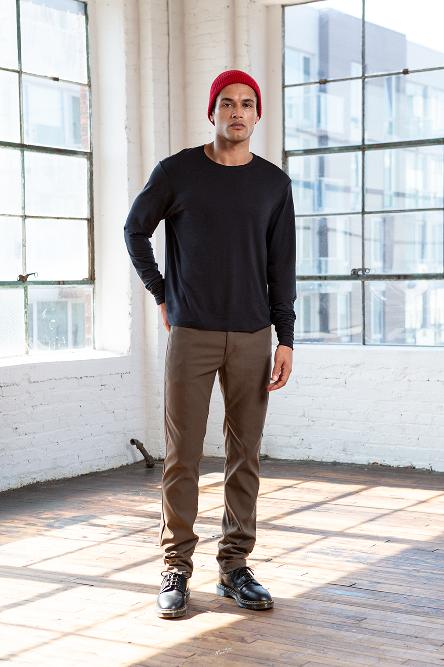 Outlier - Experiment 210 - Gostwyck Raw Cut Long Sleeve (Fit, Full Look)
