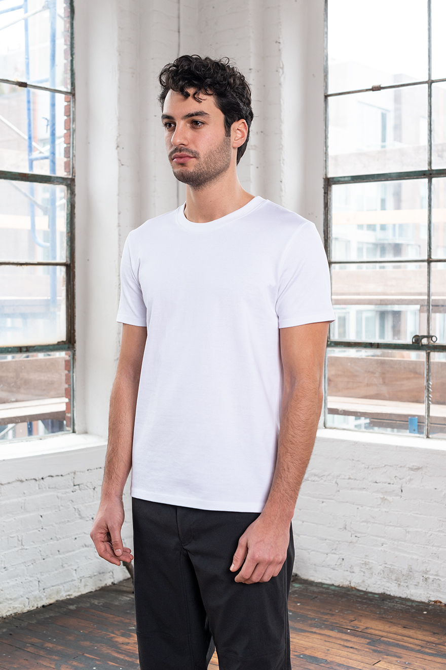 Outlier - Experiment 232 - FU/Cotton Cut One T-Shirt (Fit, Angle)