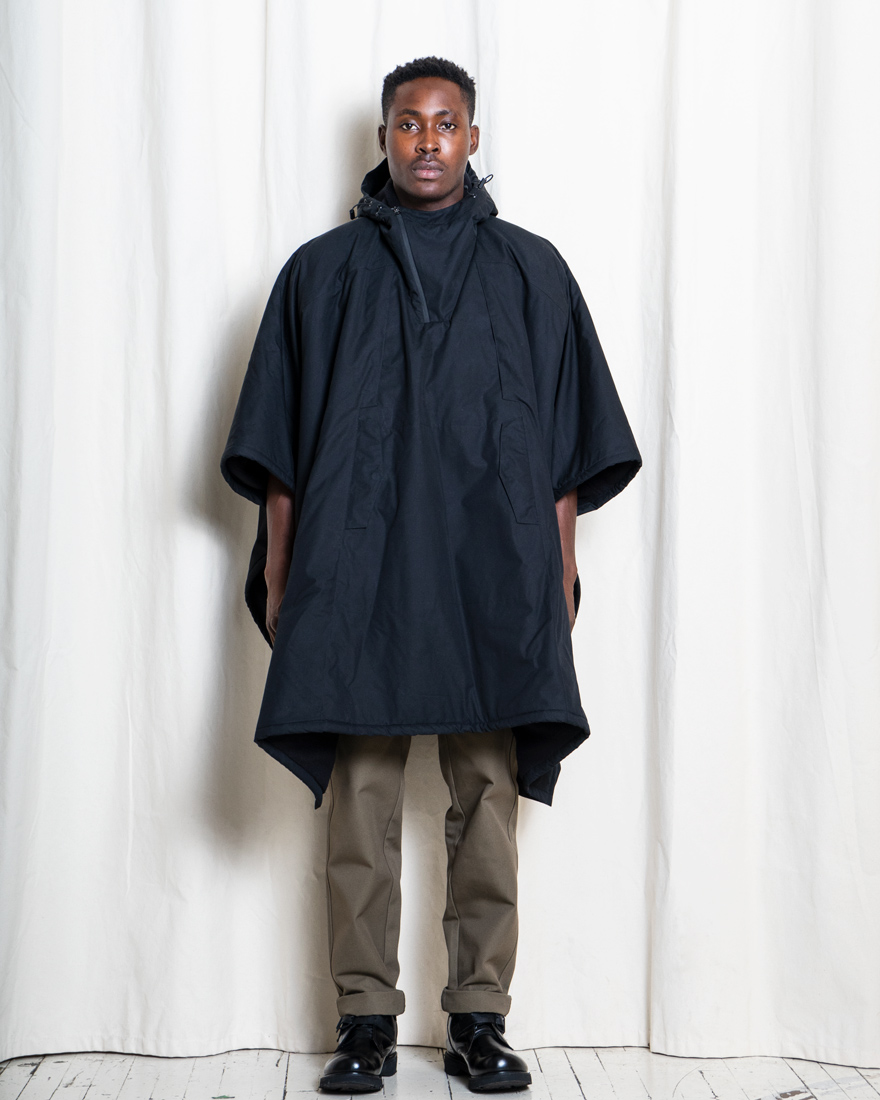 Outlier - Experiment 138 - Extrawinter Poncho (fit, front, hood down)