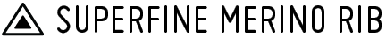 Superfine Merino Rib Logo