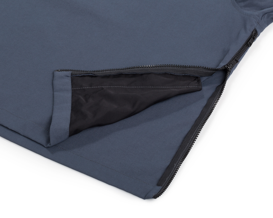 Outlier - Experiment 204 - F.Cloth Arak (fit, blue gray, side zip)