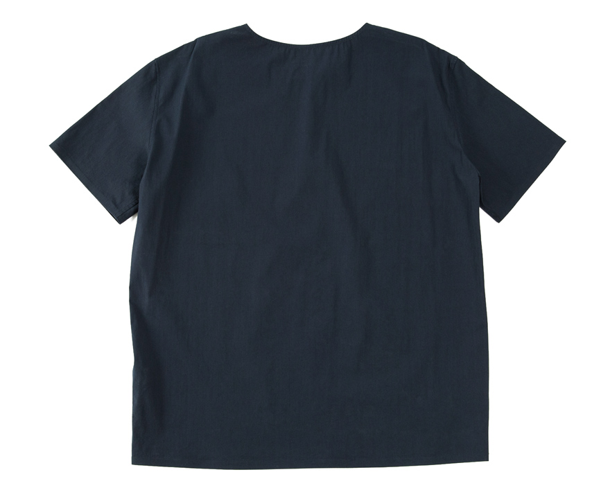 Outlier - Experiment 010 - Freecotton T-Shirt (flat, navy back)