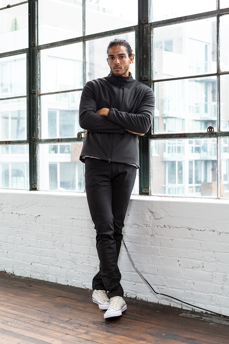 Outlier - Futurecharge 120 Track Jacket (Story, arms crossed)