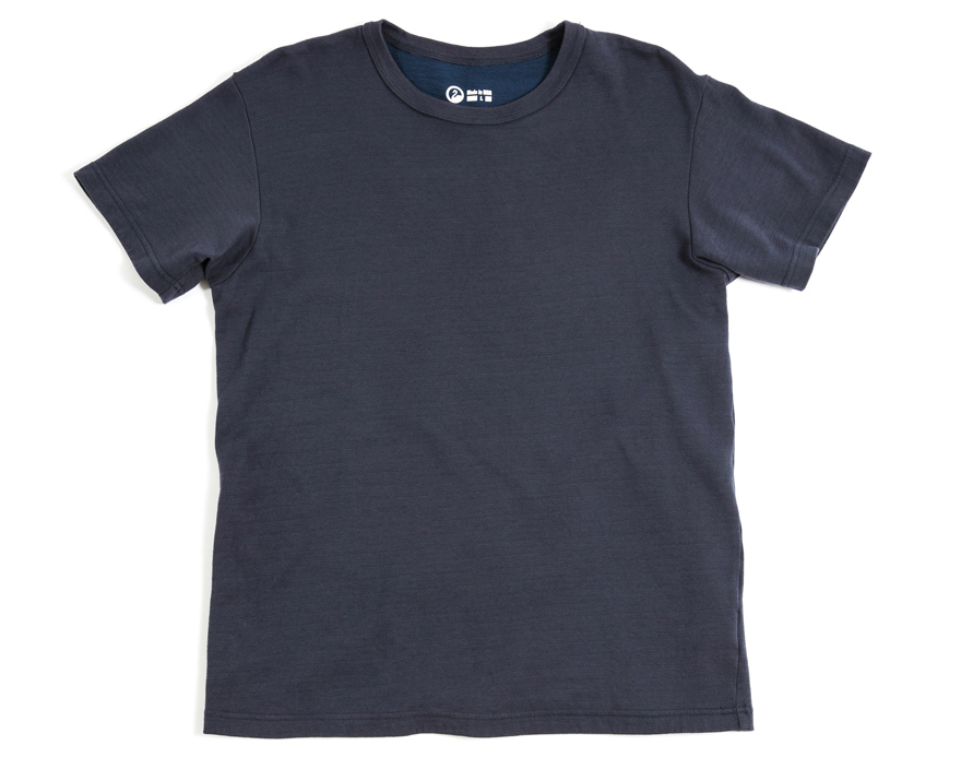 Outlier - Experiment 003 - Garment Dyed Cottonweight T-Shirt (GD Navy front)