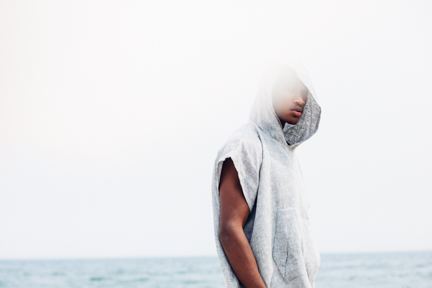 Outlier - Experiment 169 - Grid Linen Beach Cover (story, blow out)