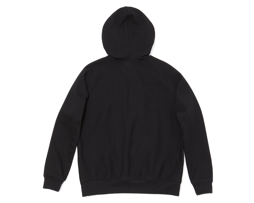 Outlier - Experiment 109 - Hard/co Merino Console Hoodie (flat, back)