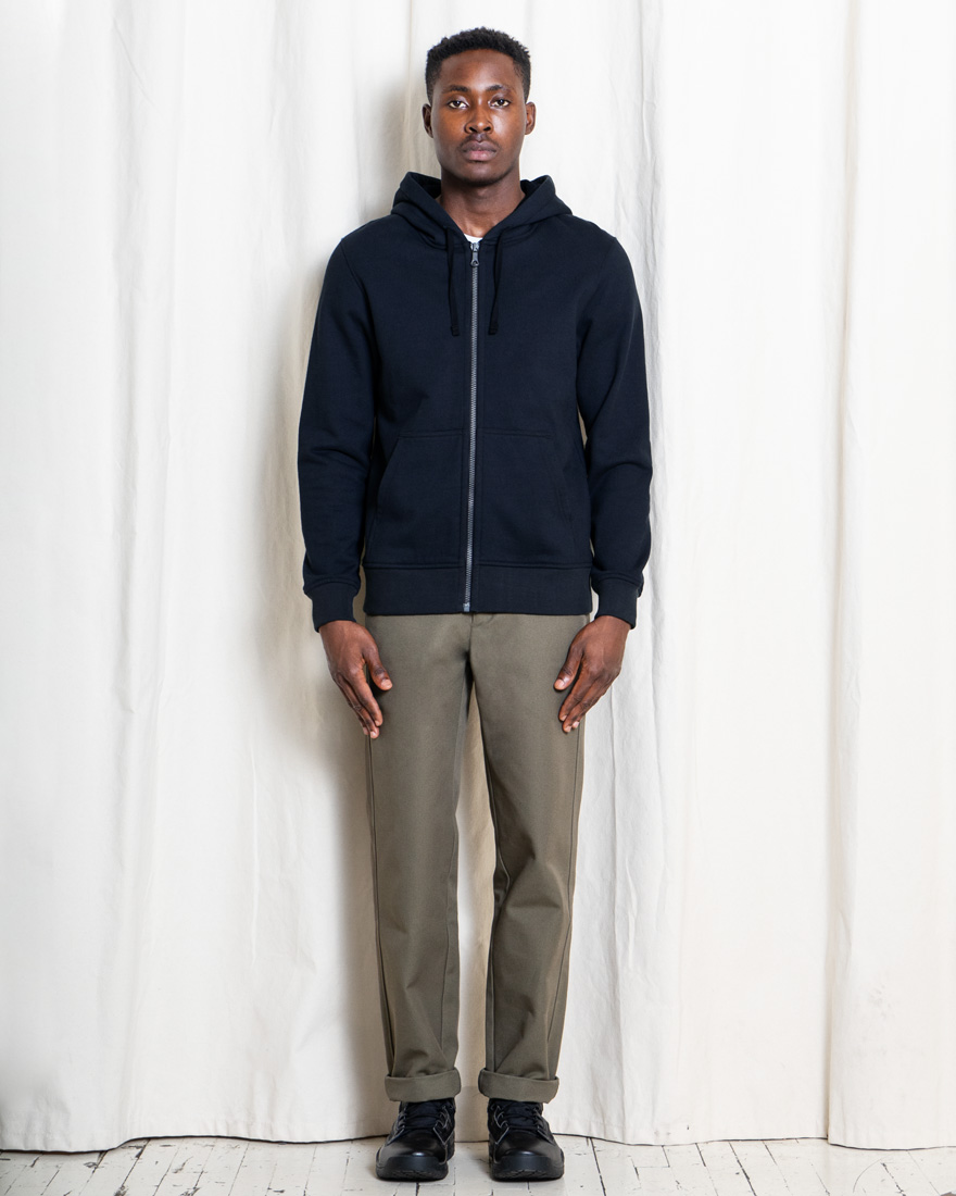 Outlier - Hard/co Merino Hoodie (fit, front)