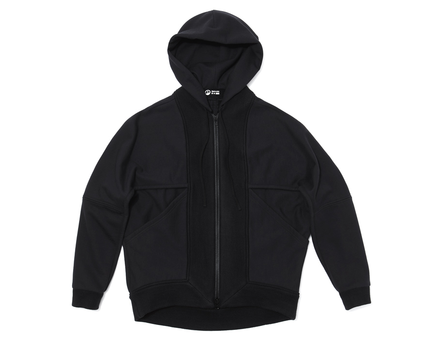Outlier - Experiment 052 - Hard/co Merino Myth Hoodie (flat, front)