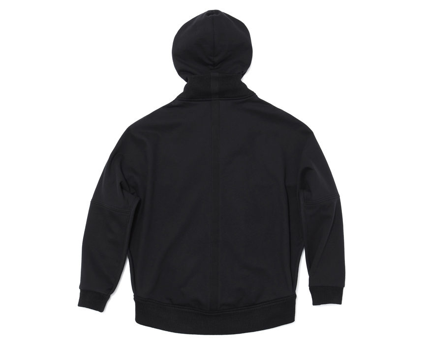 Outlier - Experiment 052 - Hard/co Merino Myth Hoodie (flat, back)