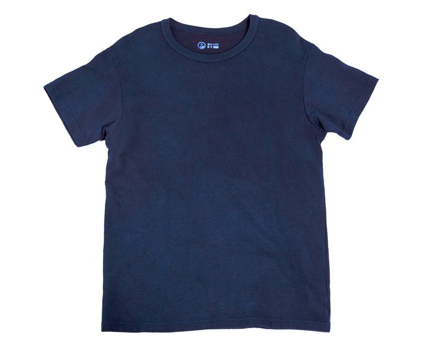 Outlier - Experiment 011 - Buaisou Indigoweight T-Shirt (flat, front)
