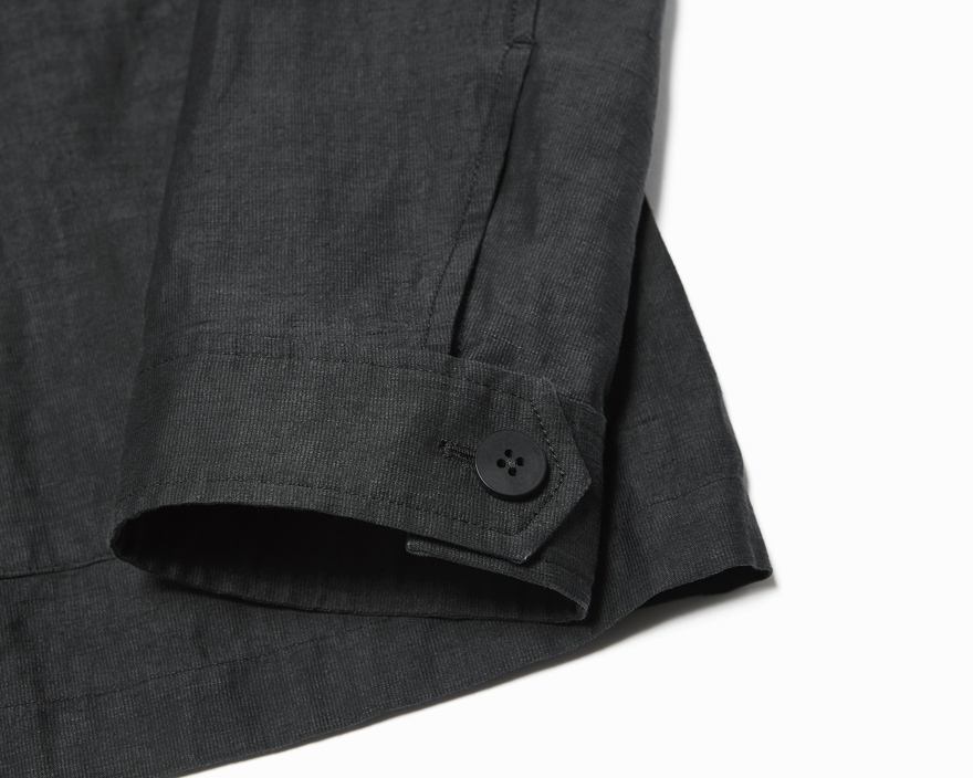 Outlier - Injected Linen Doublebreasted (flat, cuff shot)