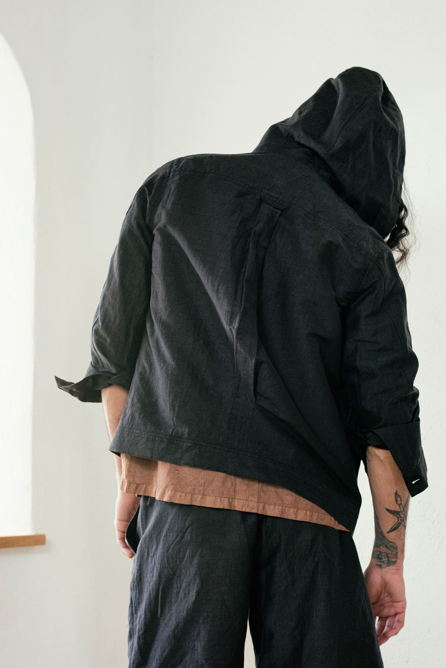 Outlier - Injected Linen Hooded (401)