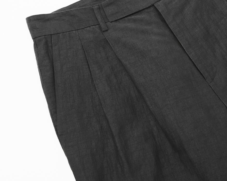 Outlier - Injected Linen Pleated Pants (flat, pleat)