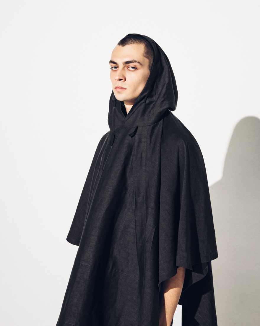 Outlier - Experiment 174 - Injected Linen Poncho (story, kirill looking)