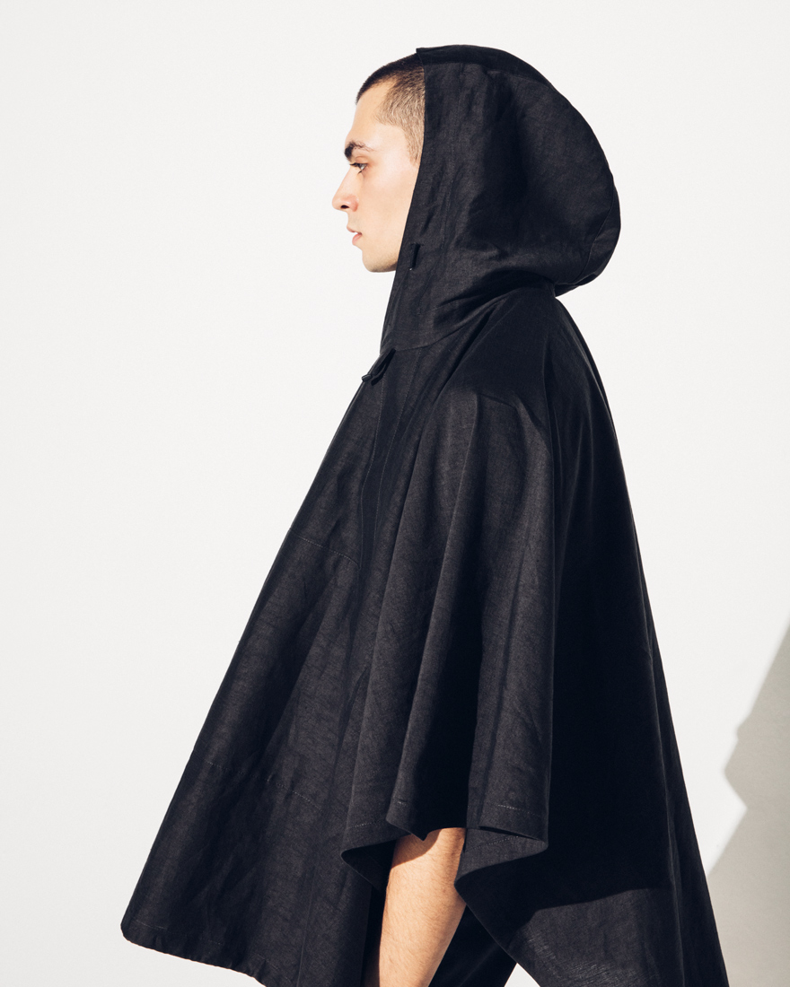 Outlier - Experiment 174 - Injected Linen Poncho (story, profile)