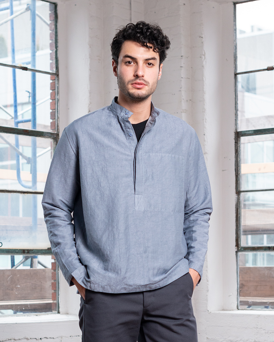 Outlier - Injected Linen Popover (Fit, Front)
