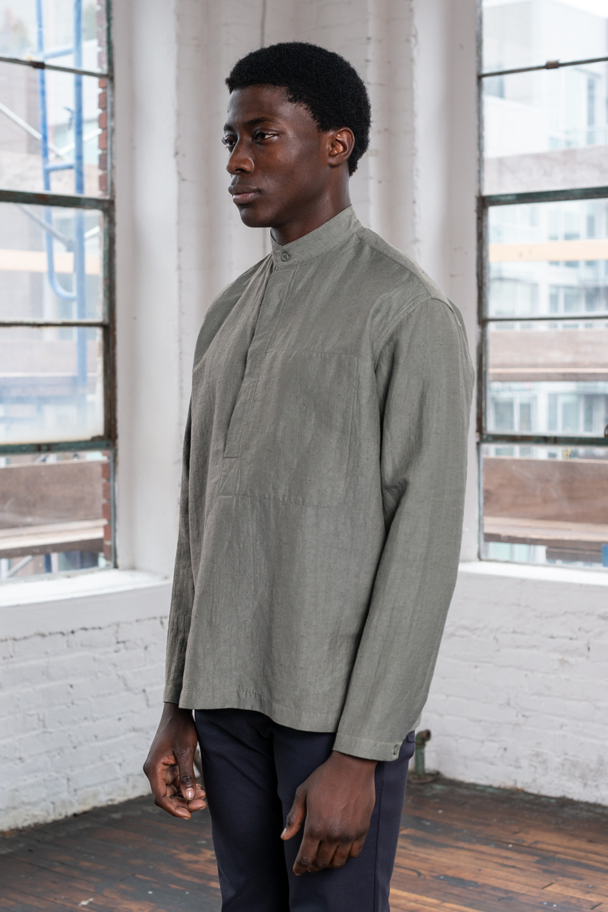 Outlier - Injected Linen Popover (Fit, angle)