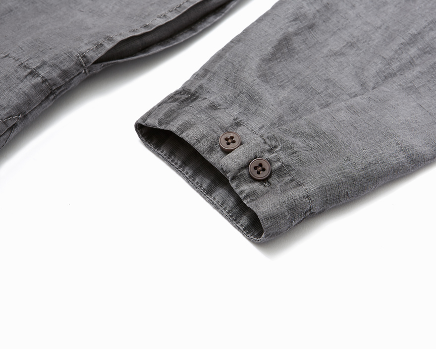 Outlier - Experiment 078 - Injected Linen Tunic (flat, cuff)