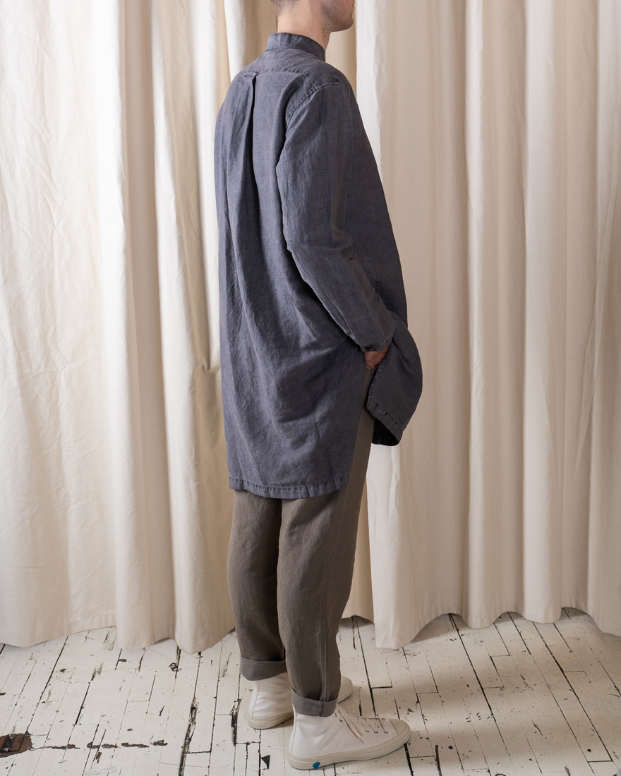 Outlier - Experiment 078 - Injected Linen Tunic (fit, back)
